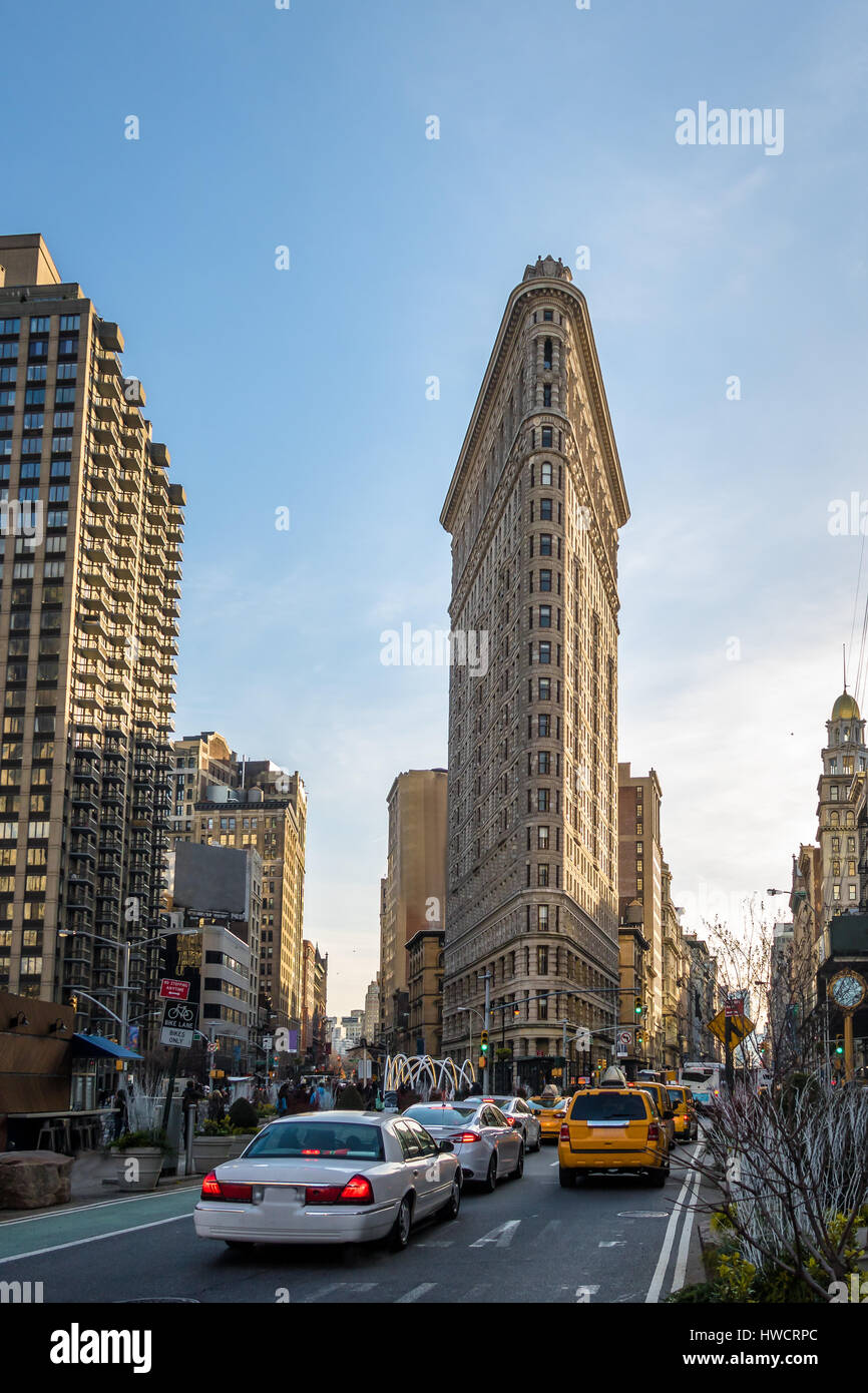 Flatiron Building - La Ciudad de Nueva York, EE.UU. Foto de stock