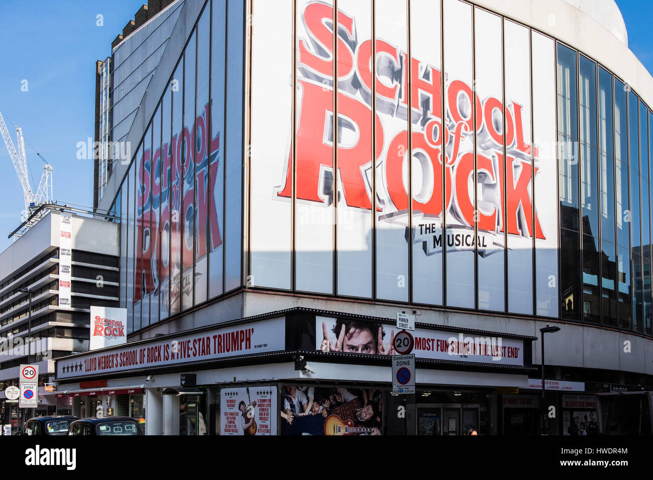 Escuela de Rock, El Musical, el Nuevo Teatro de Londres, Dury Lane, Londres, Inglaterra, Reino Unido. Foto de stock