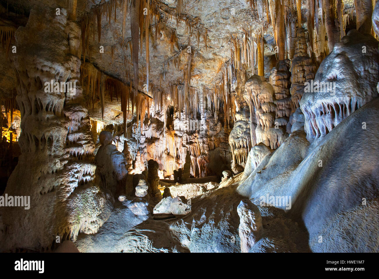 Cuevas de Campanet, Mallorca, Baleares, España Foto de stock