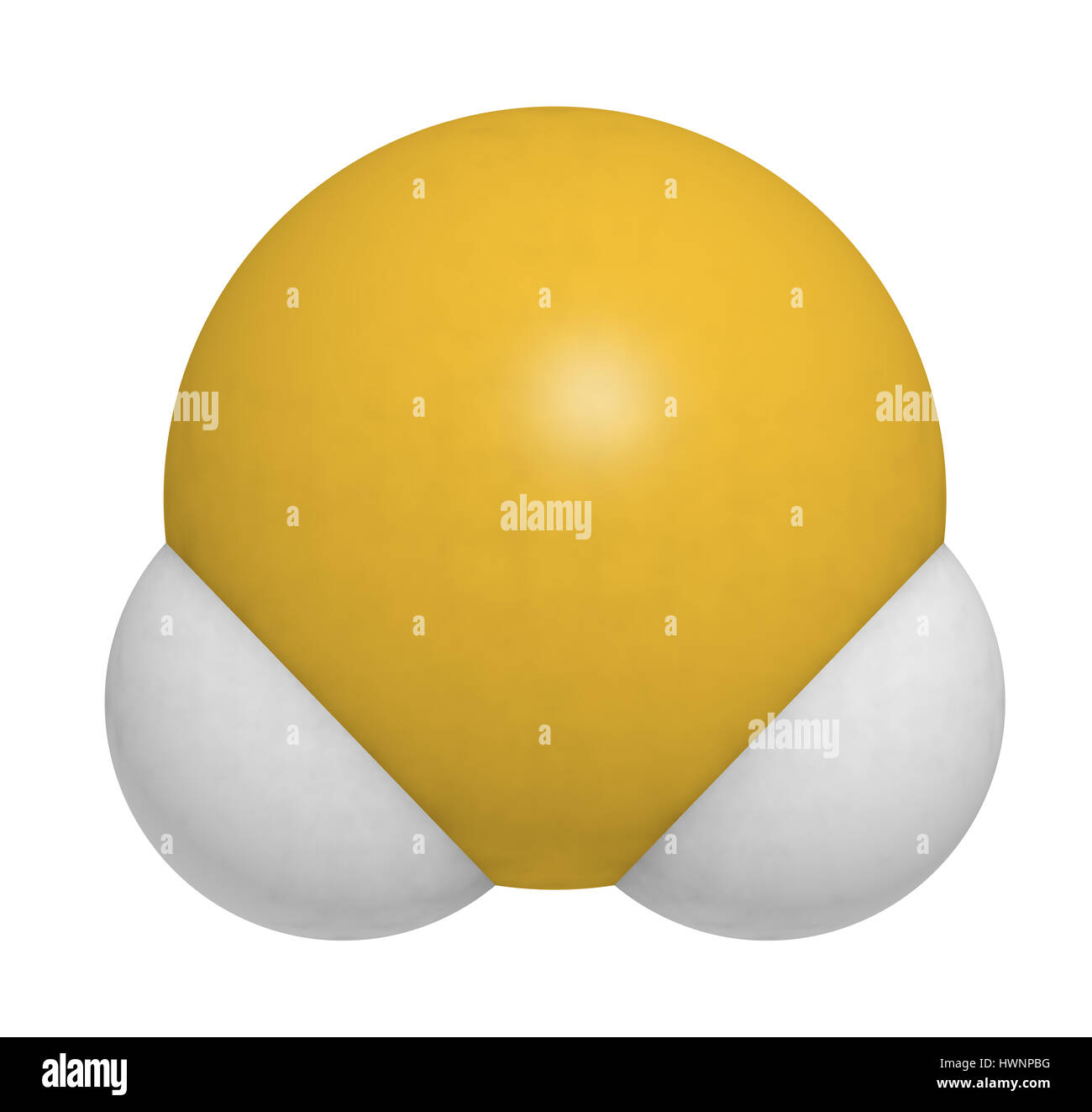 El sulfuro de hidrógeno (H2S) molécula. Gases tóxicos con su El sulfuro de hidrógeno (H2S) molécula. Gases tóxicos con su