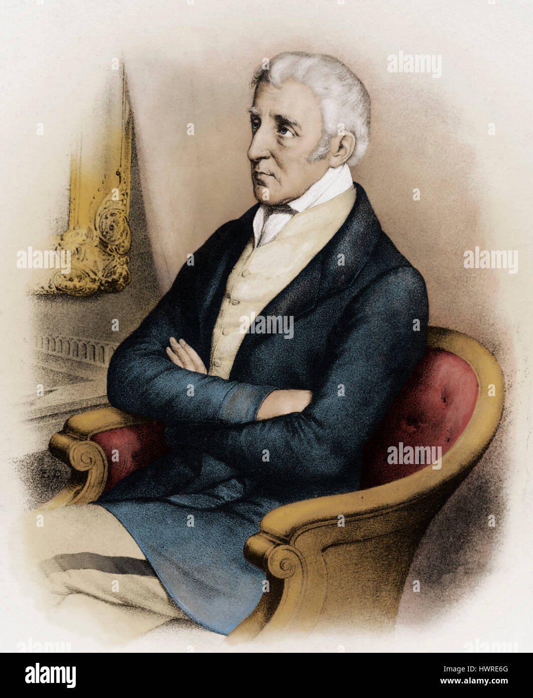 Primer Duque de Wellington (Arthur Wellesley) conocido como el Duque de  Hierro - El irlandés nacido soldado y estadista. 1769-1852 Fotografía de  stock - Alamy