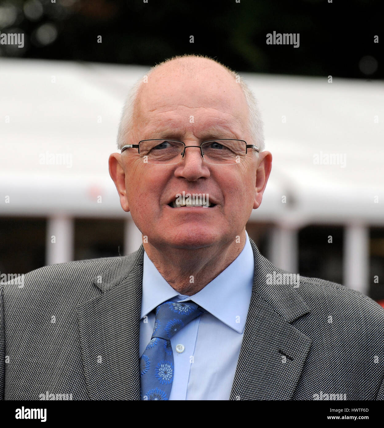 MICK CHANNON entrenador de caballos de carrera del hipódromo de NEWMARKET Newmarket, Inglaterra, 08 de julio de 2011 Foto de stock