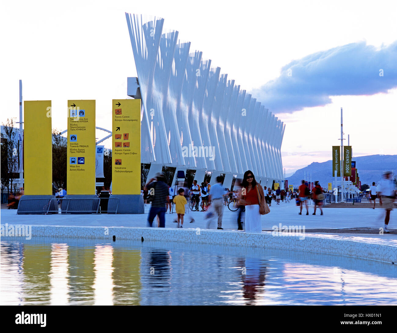 El Parque Olímpico en los Juegos Olímpicos de Atenas de 2004 Grecia Foto de stock