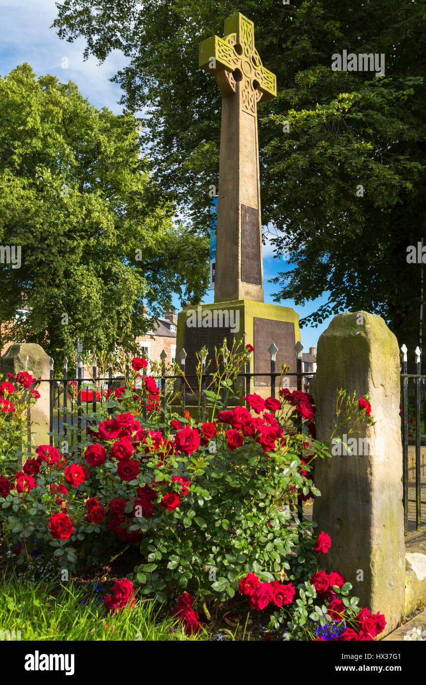 War Memorial, Stokesley, North Yorkshire, Inglaterra, Reino Unido. Foto de stock