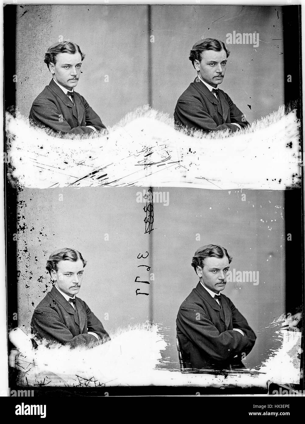 Longitud media sentado retrato de Robert T. Lincoln, Americana y