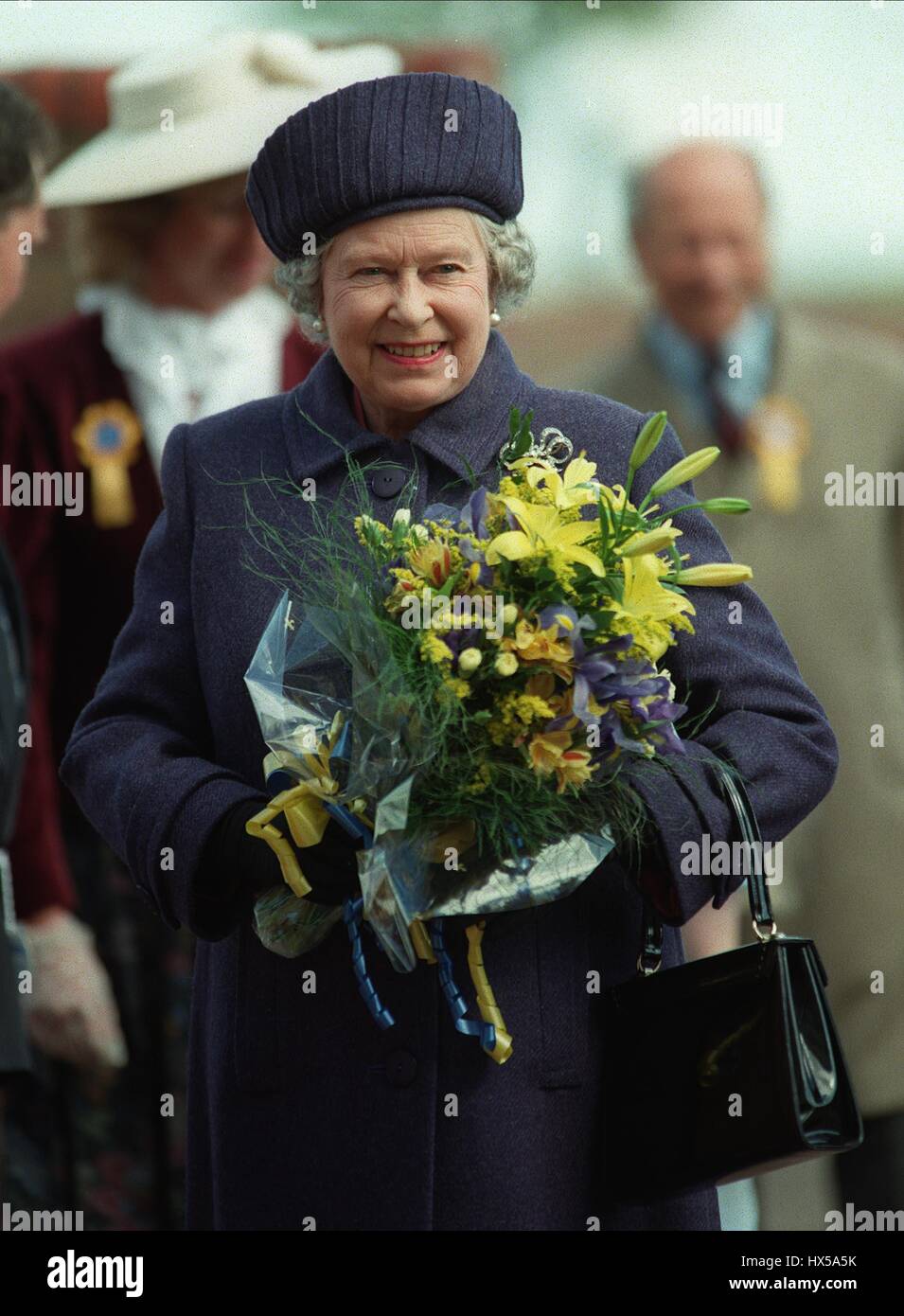 La Reina Isabel II Reina de Inglaterra el 23 de mayo de 1997 Foto de stock