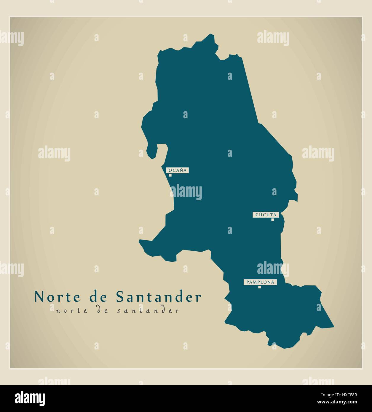 Mapa de santander colombia fotografías e imágenes de alta resolución