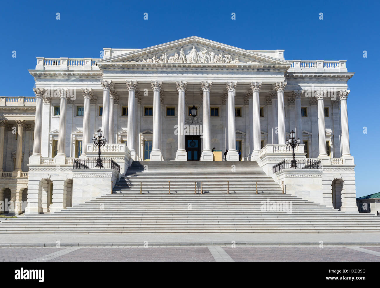 El ala norte (Senado) de ala del Capitolio en Washington, DC. Foto de stock