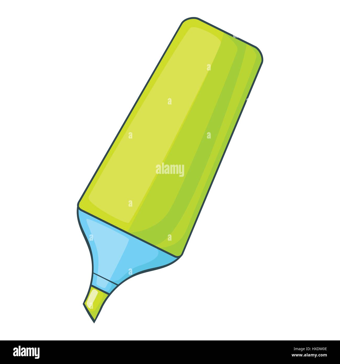 Asser Plasticidad Hazlo pesado Dibujo lápiz marcador, icono de estilo de dibujos animados Imagen Vector de  stock - Alamy