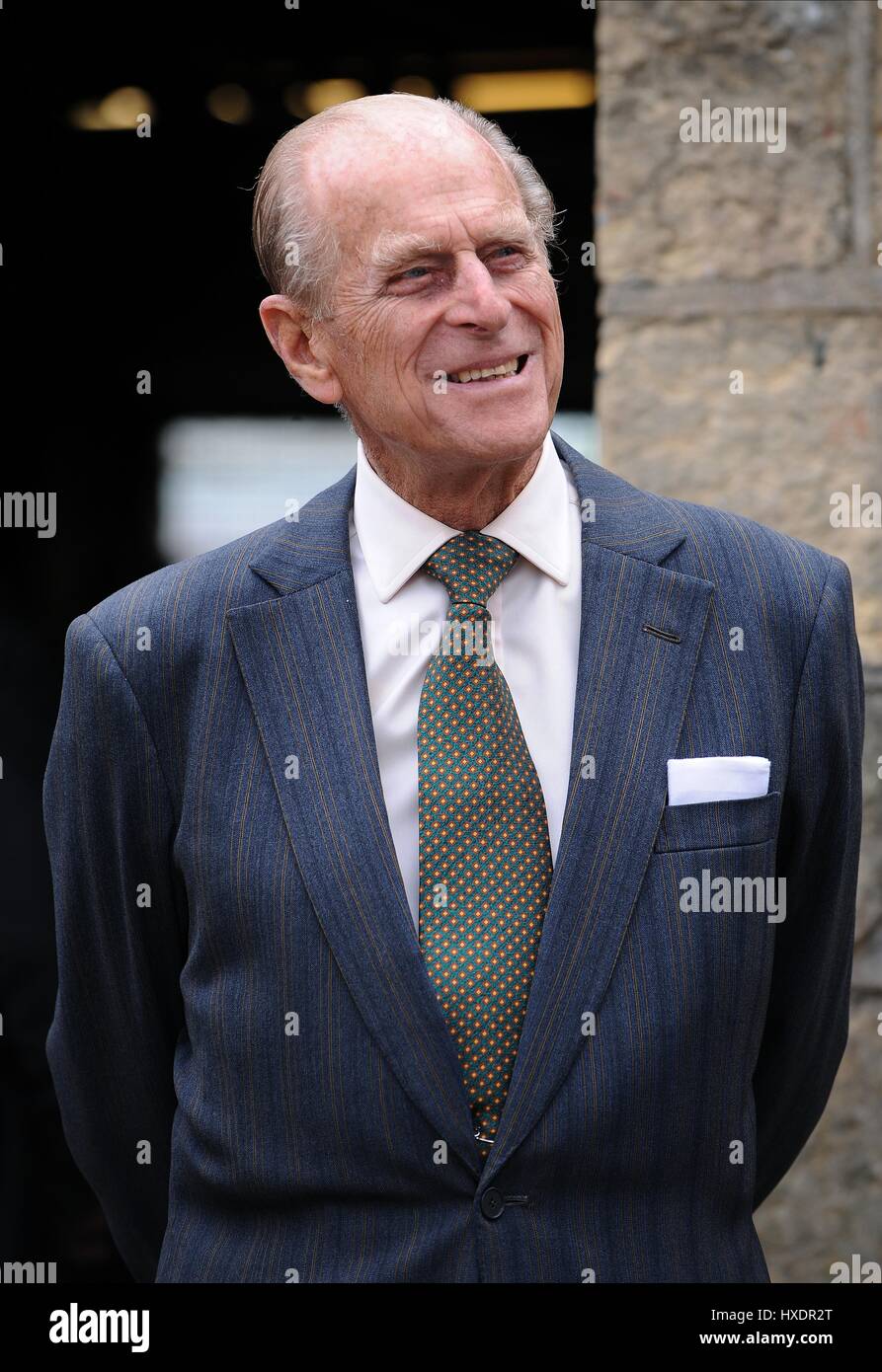El príncipe Felipe, Duque de Edimburgo el 20 de mayo de 2010 en Scarborough North Yorkshire Foto de stock