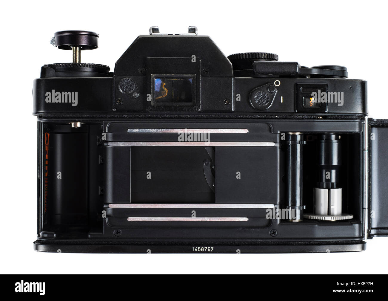 Vintage Leica R3 Electronic de cámaras de película SLR 35mm desde 1976  trasero con compartimento de cine abierto Fotografía de stock - Alamy
