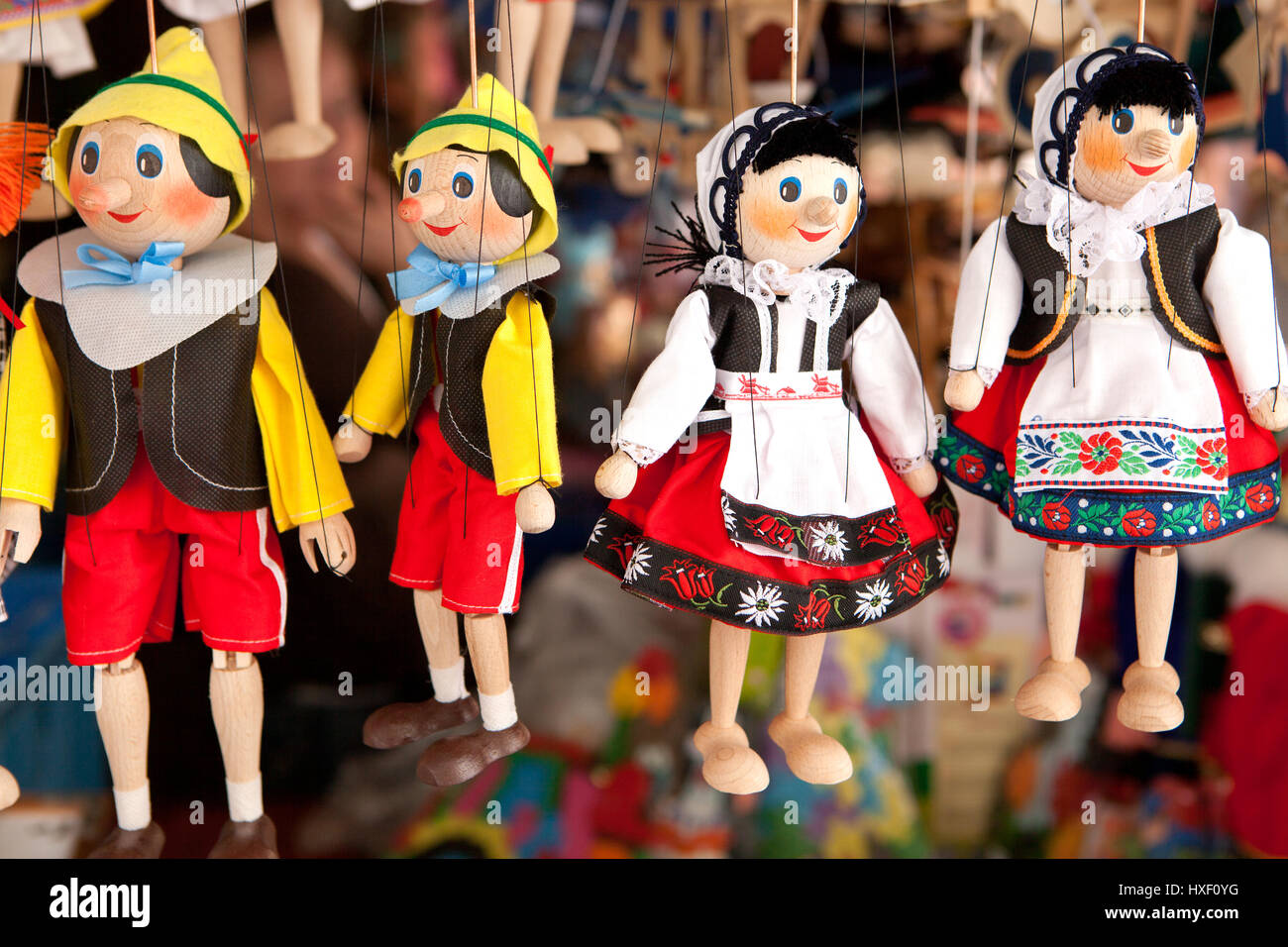 Marionetas, Praga, República Checa Fotografía de stock - Alamy
