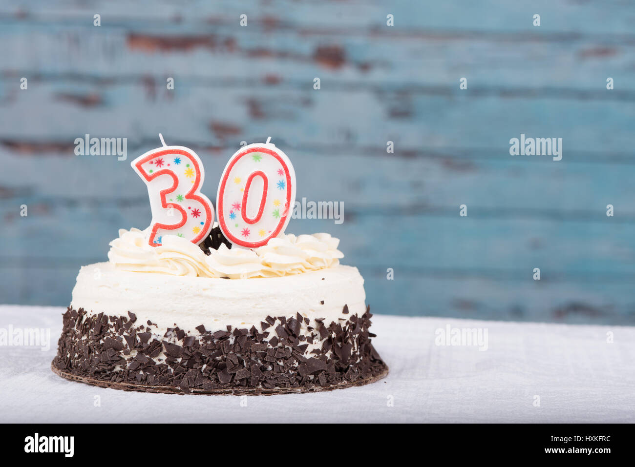 Chocolate Birthday Cake With Candles Fotos E Imagenes De Stock Alamy