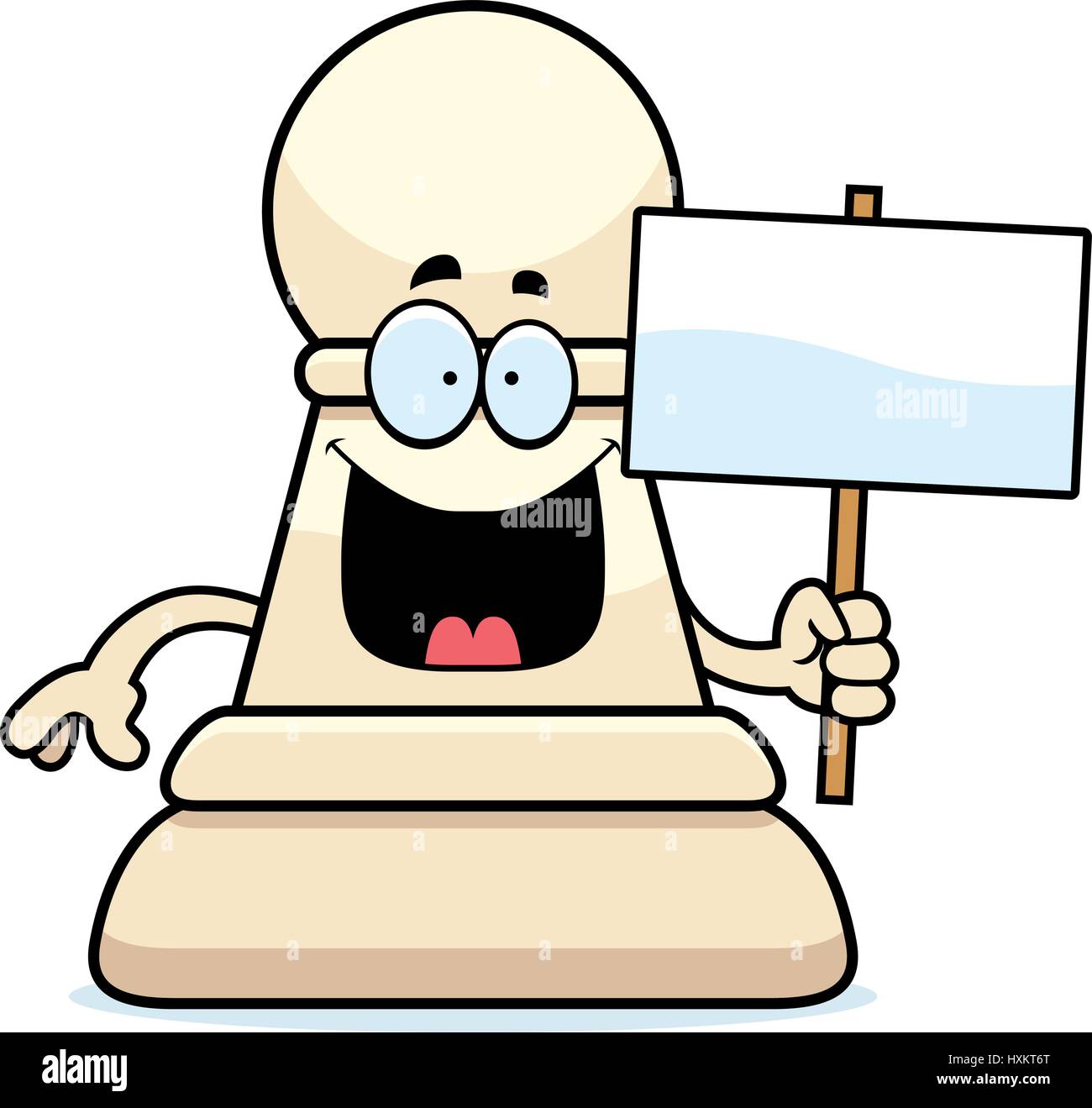 Una caricatura de la ilustración de una pieza de ajedrez peón sosteniendo un cartel Imagen Vector de stock - Alamy Una caricatura de la ilustración de una pieza de ajedrez peón sosteniendo un cartel Imagen Vector de stock - Alamy