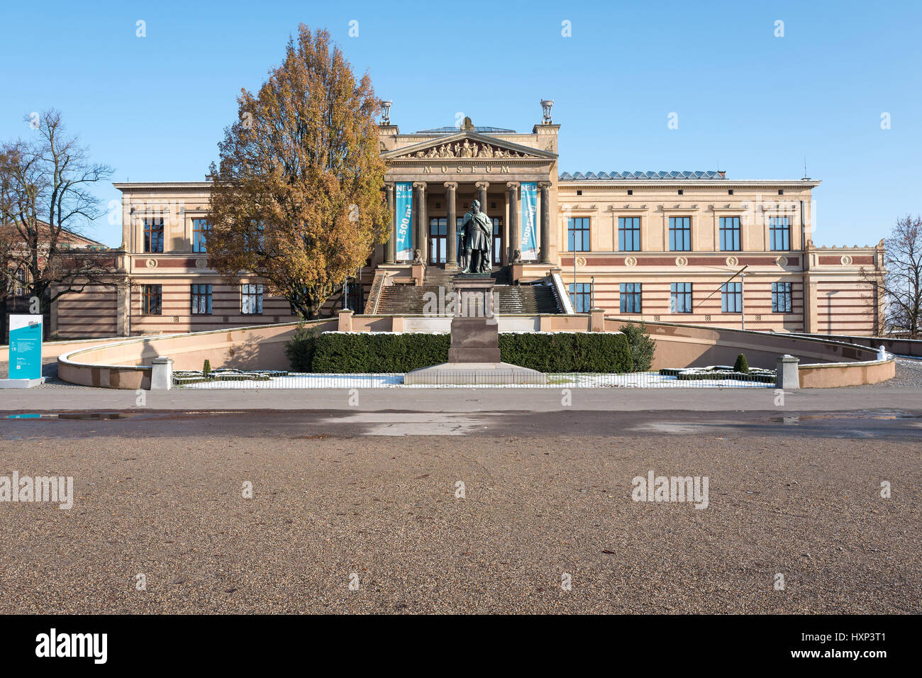 Staatliches Museum Schwerin (Museo del Estado de Schwerin), creado por Federico Francisco II, Gran Duque de Mecklenburg-Schwerin en 1882. Foto de stock