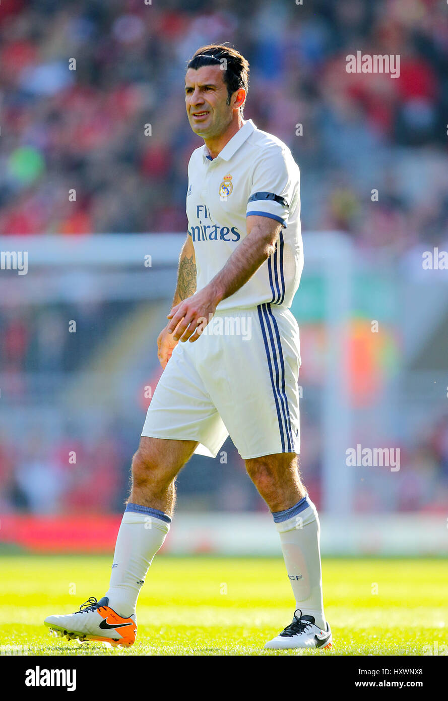 Luis Figo, Real Madrid leyendas Fotografía de stock - Alamy