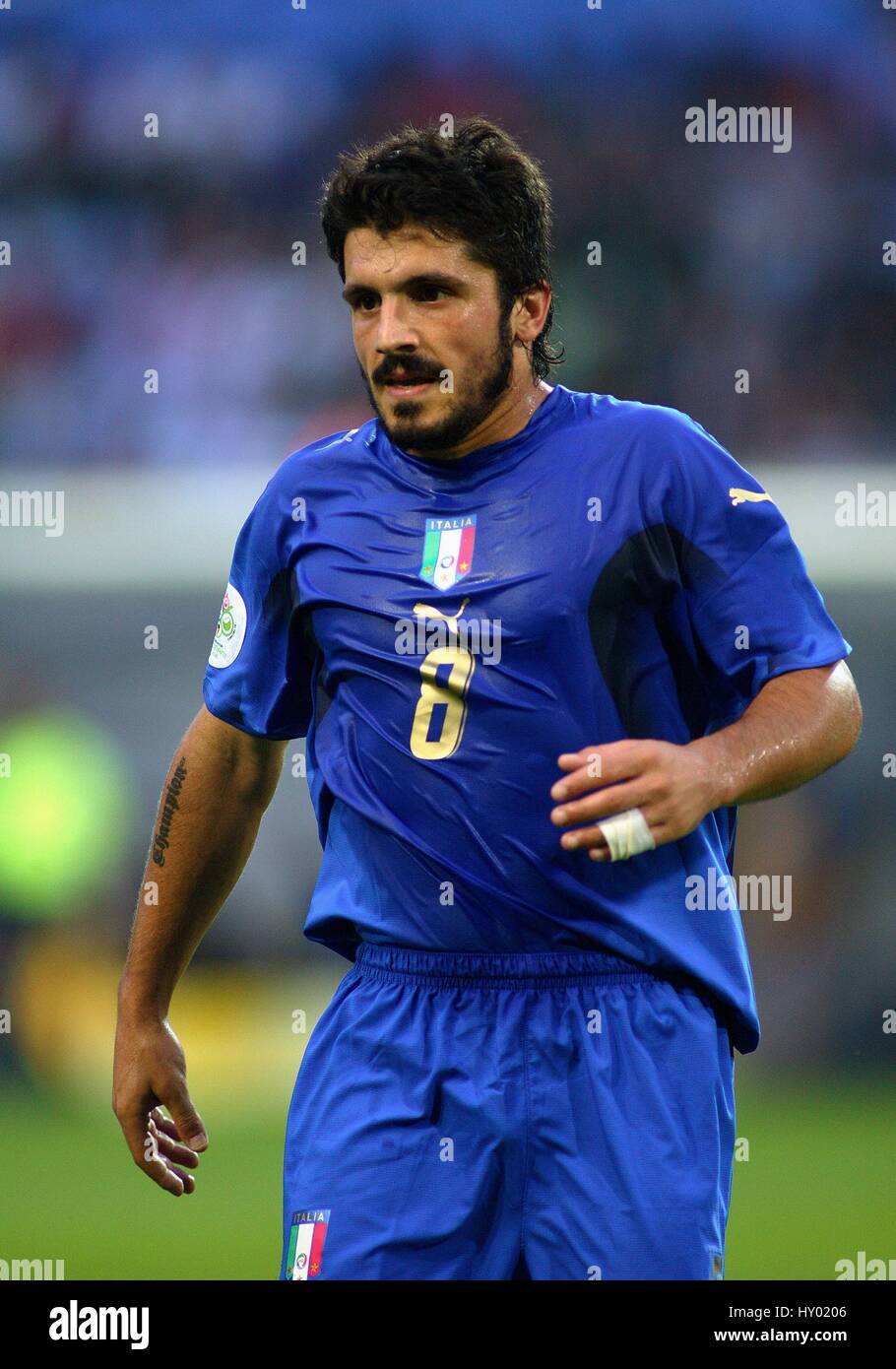 Gennaro Gattuso Del Ac Milan Italy World Cup Dortmund Alemania 04 De Julio De 2006 Fotografia De Stock Alamy