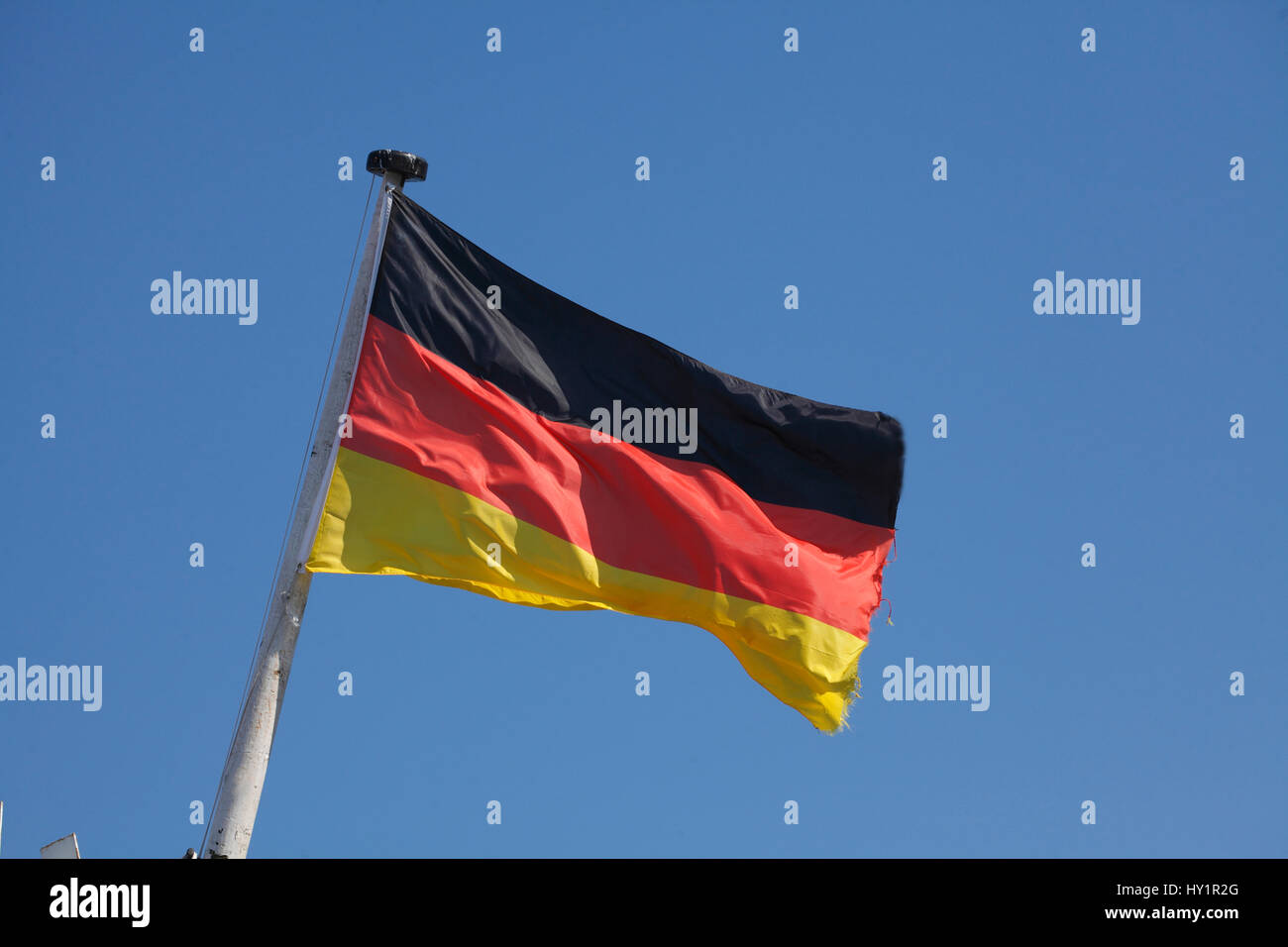 Flagge Deutschland, Deutschland, Europa Foto de stock