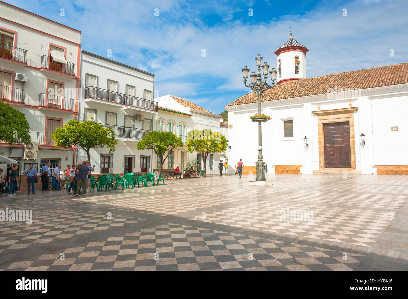 Plaza General Franco en Ubrique, provincia de Cádiz, el más grande ...