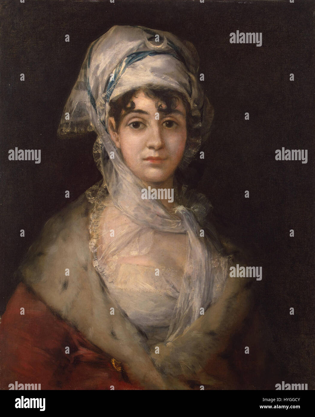 Francisco de Goya retrato de la actriz Antonia Zarate Foto de stock
