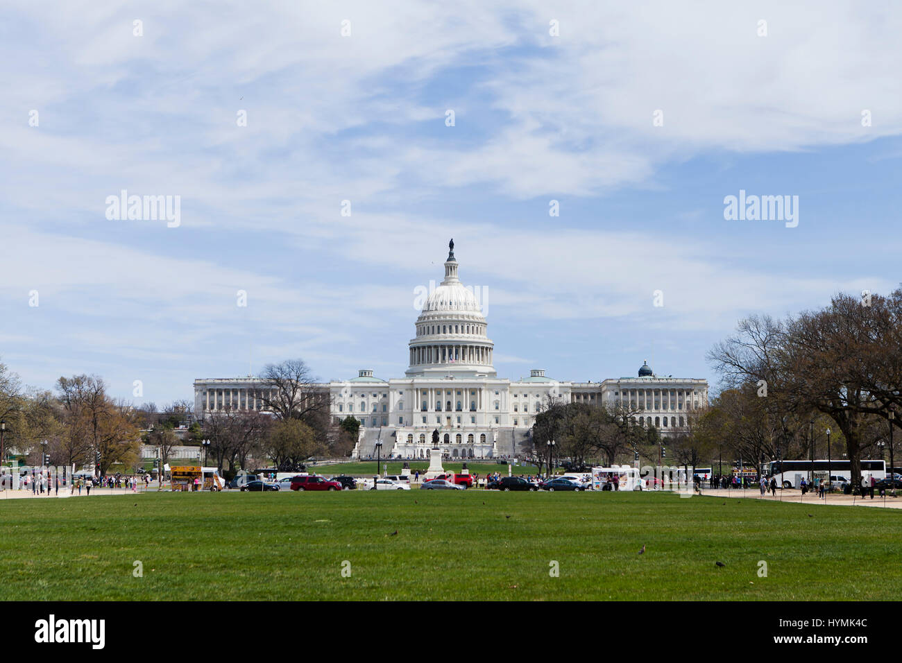 El edificio del Capitolio de EE.UU, West Front - Washington, DC, EE.UU. Foto de stock