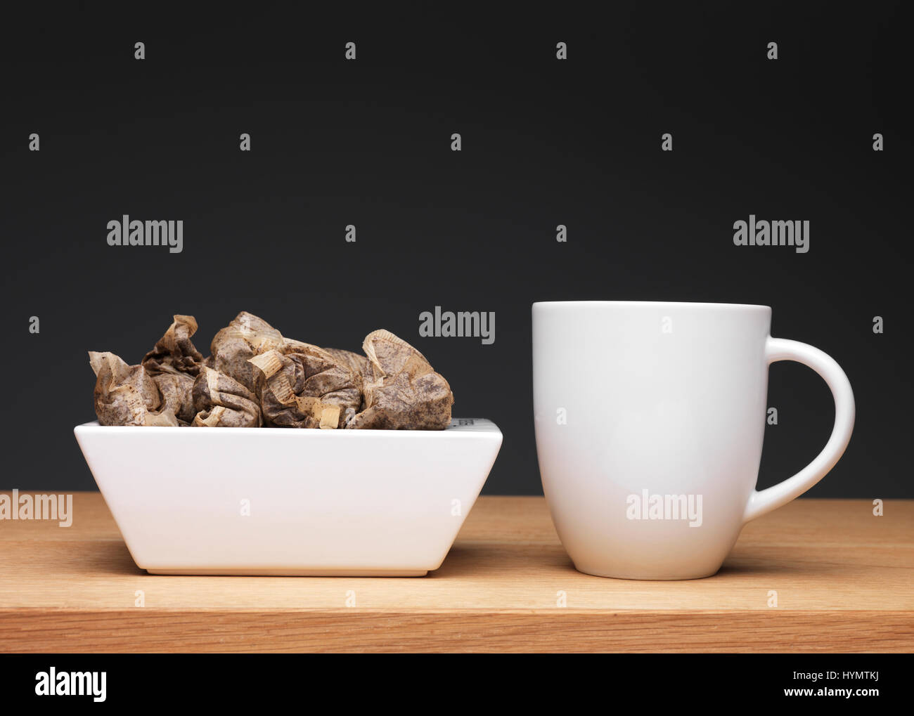 Aislados de bolsa de té Foto de stock