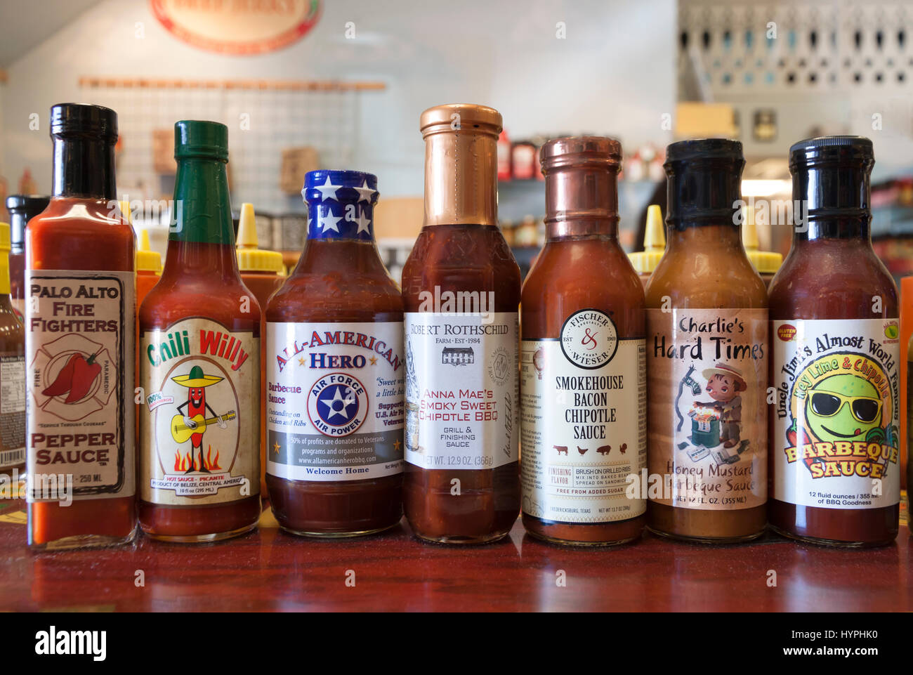 Salsas embotelladas fotografías e imágenes de alta resolución Alamy