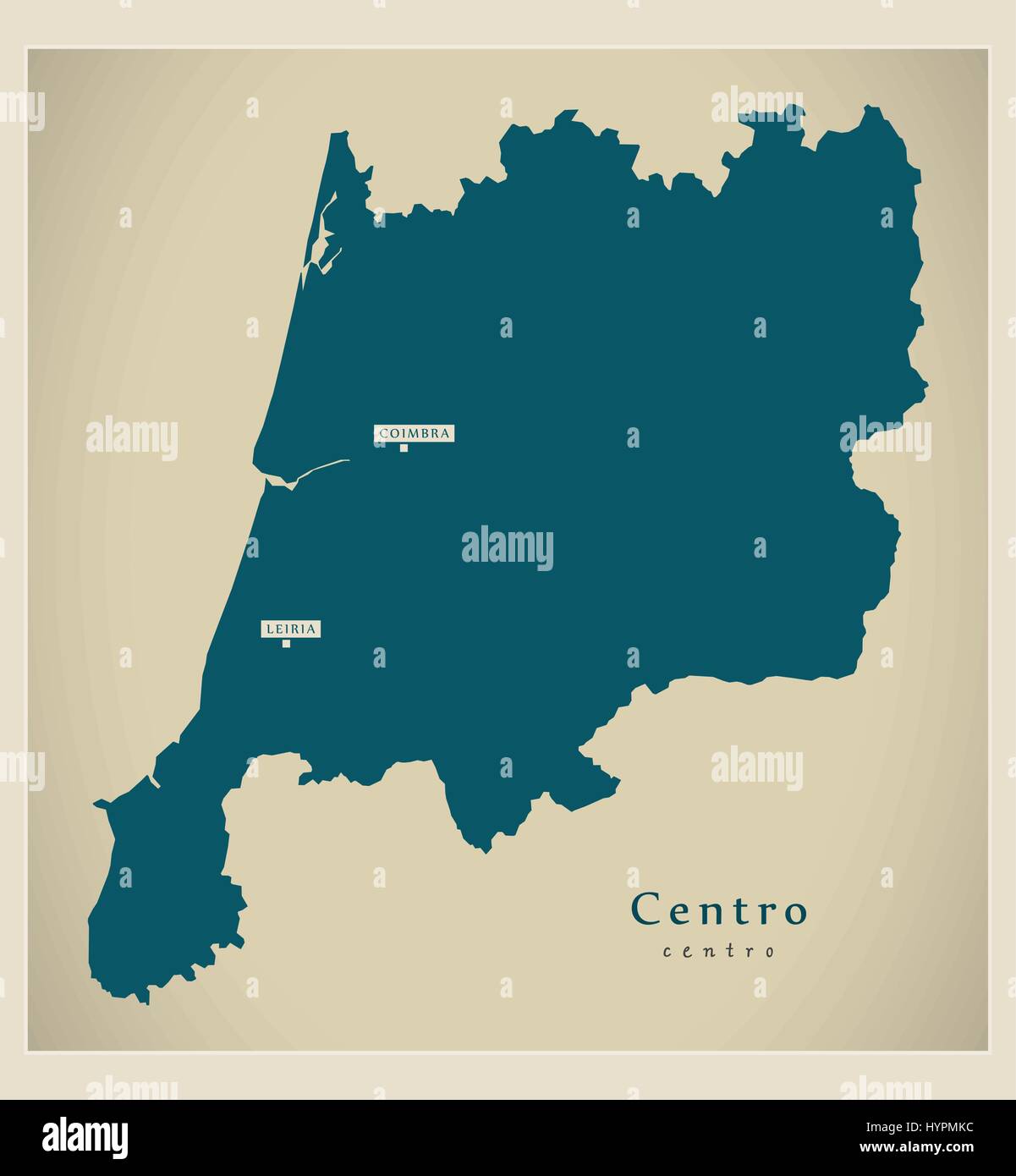 Mapa de leiria portugal Imágenes vectoriales de stock Alamy