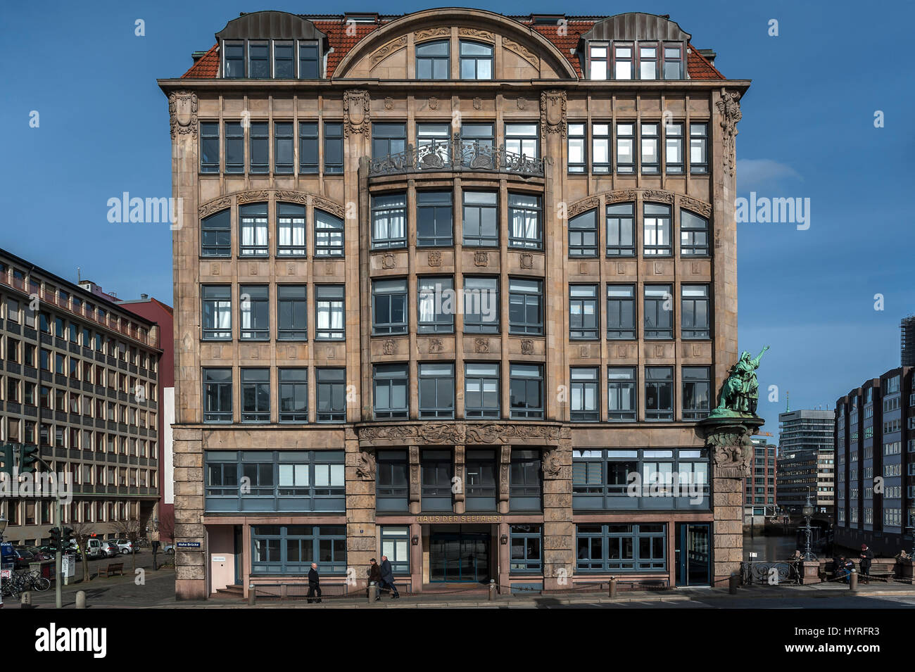 Casa Marinera, Hamburgo, Alemania. Foto de stock