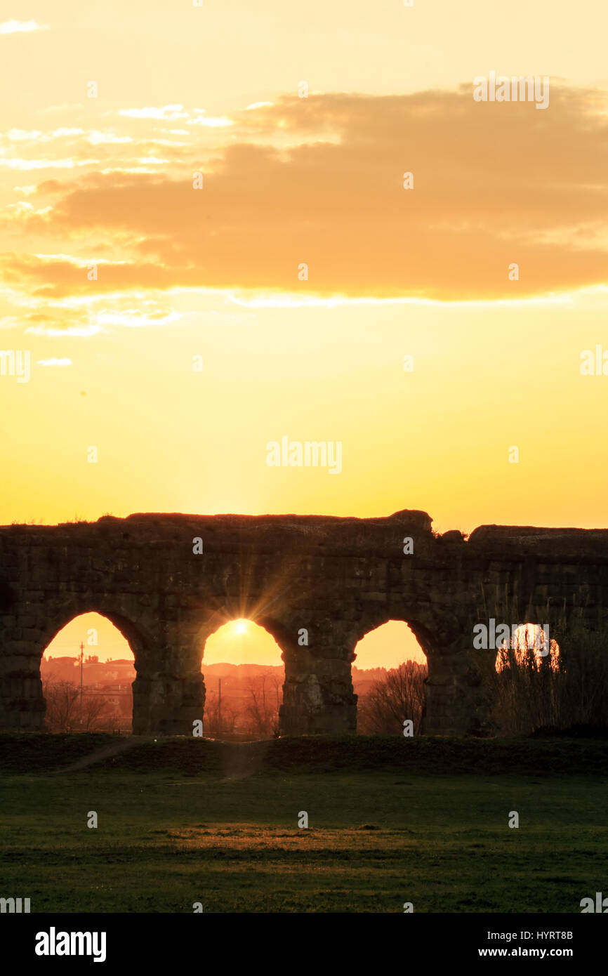 Parque de los Acueductos, Roma Italia Fotografía de stock Alamy