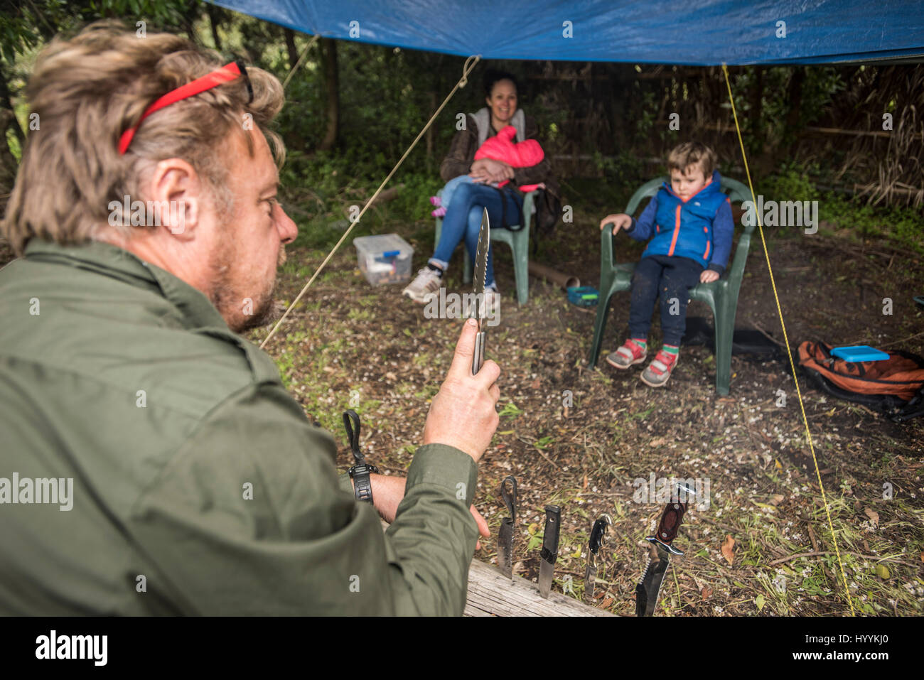 Bushcraft @ banos de luz fotografías e imágenes de alta resolución - Alamy