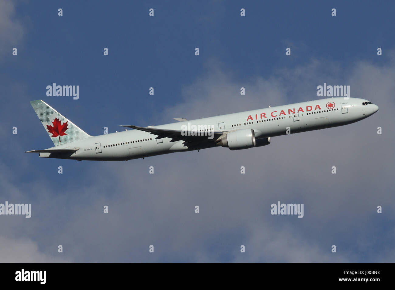 AIR CANADA 777 Foto de stock