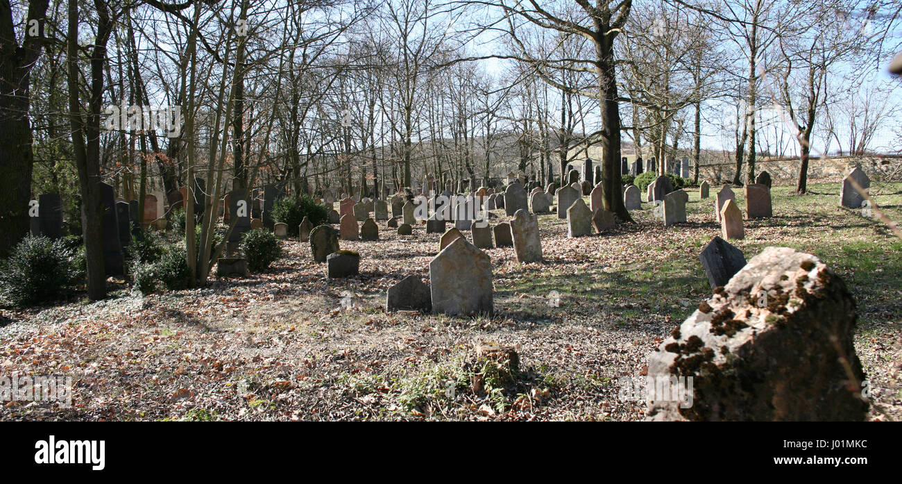 Cementerio judío. Foto de stock