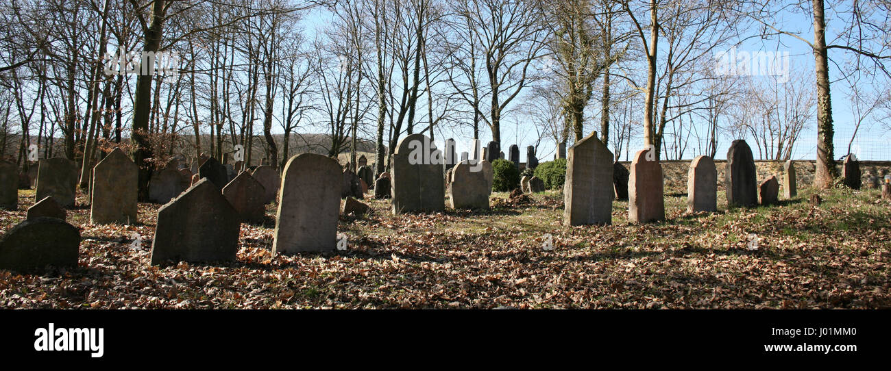 Cementerio judío. Foto de stock