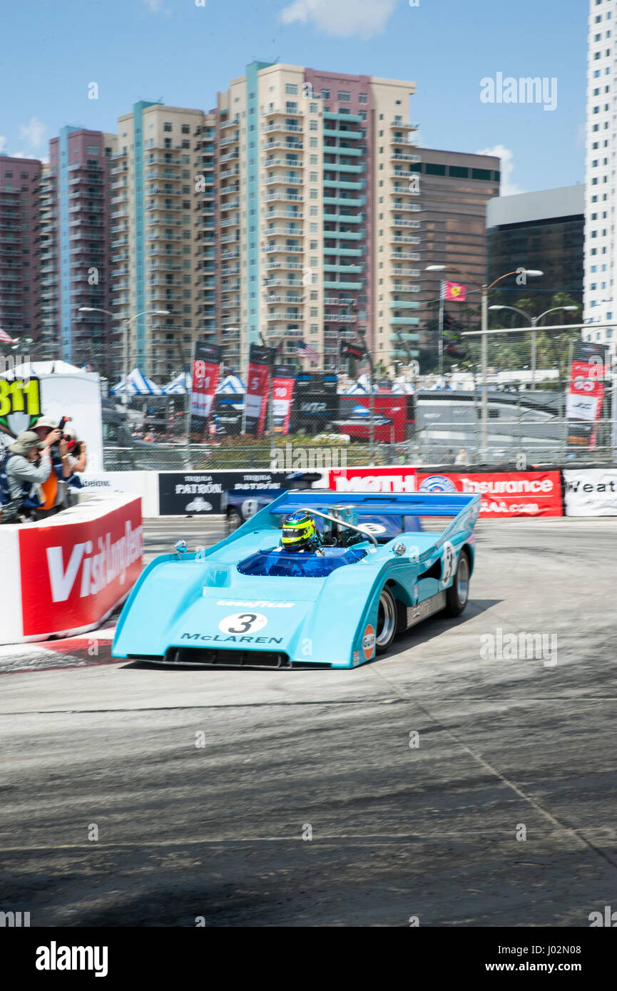 El Grand Prix de Long Beach, el sábado Racing Foto de stock