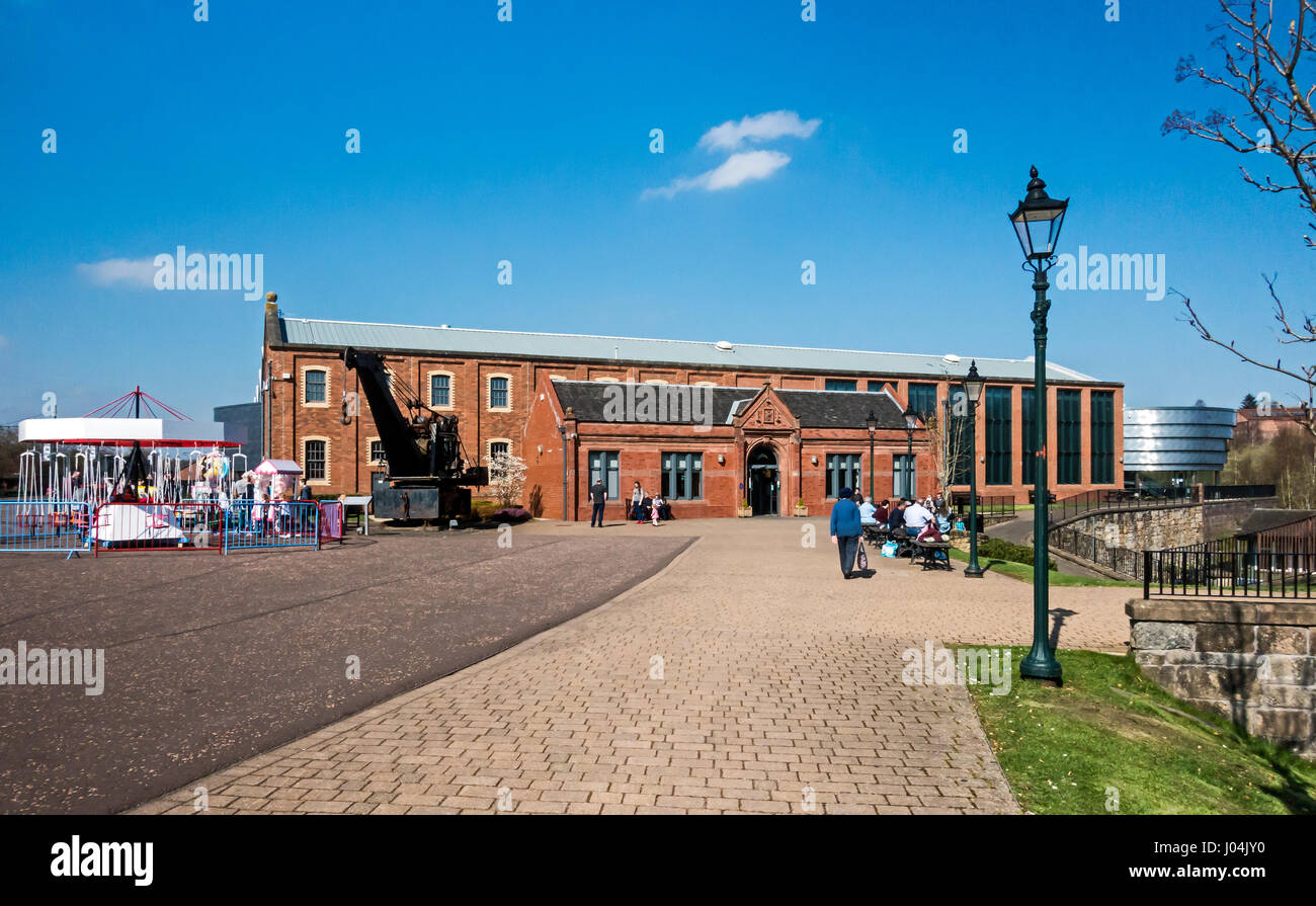 Summerlee Museo de vida Industrial Escocés en Coatbridge North Lanarkshire Escocia UK Foto de stock