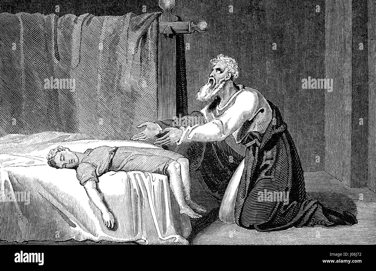 Elías y el hijo de la viuda de Sarepta, libros de los Reyes, el Antiguo