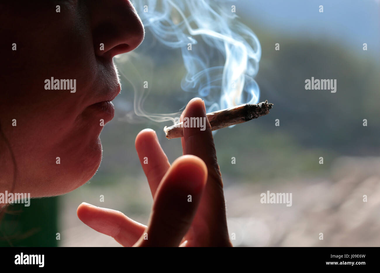Bolsa de mano el tabaco de liar cigarrillos con papeles y filtros sobre un  fondo blanco Fotografía de stock - Alamy
