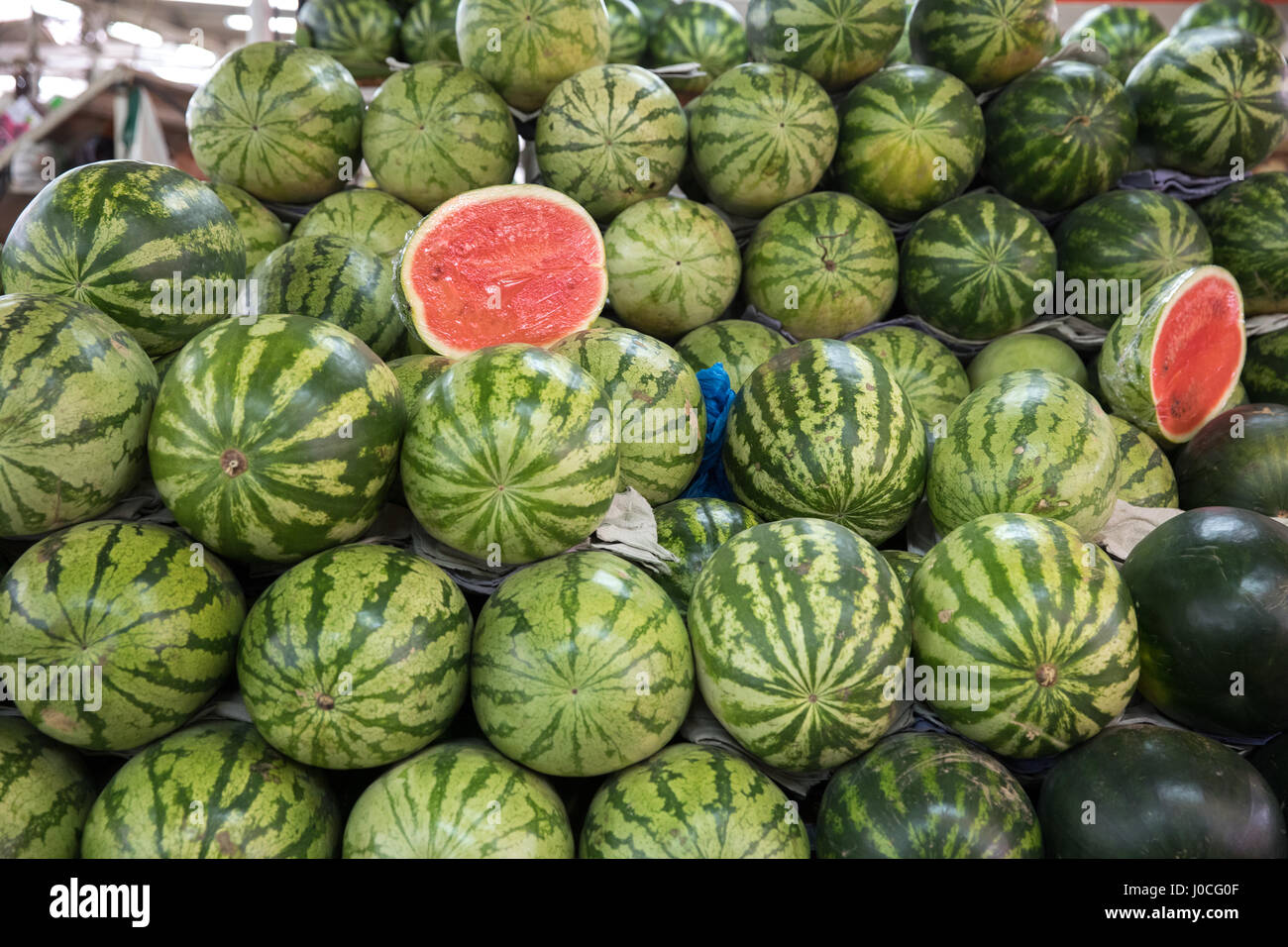 melones de agua Foto de stock