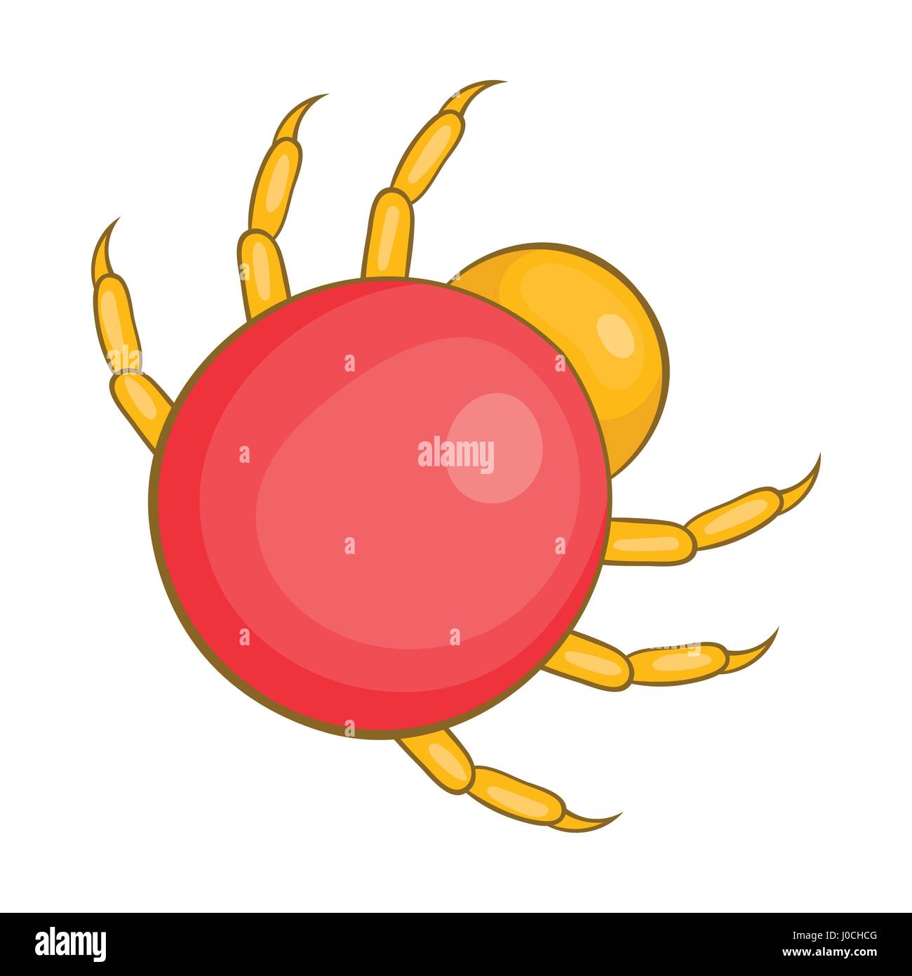 Ácaro parásito, icono de estilo de dibujos animados Imagen Vector de stock  - Alamy