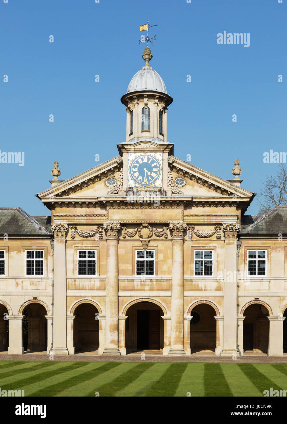 Emmanuel College Cambridge, un colegio universitario de Cambridge, Cambridge, Inglaterra Foto de stock