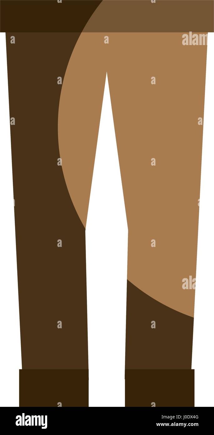Moda Hombre pantalones estilo de tela Imagen Vector de stock - Alamy