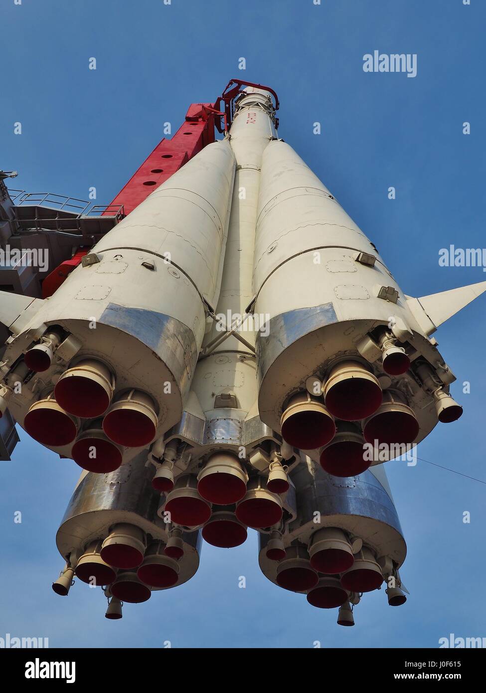 Cohete espacial Vostok Foto de stock