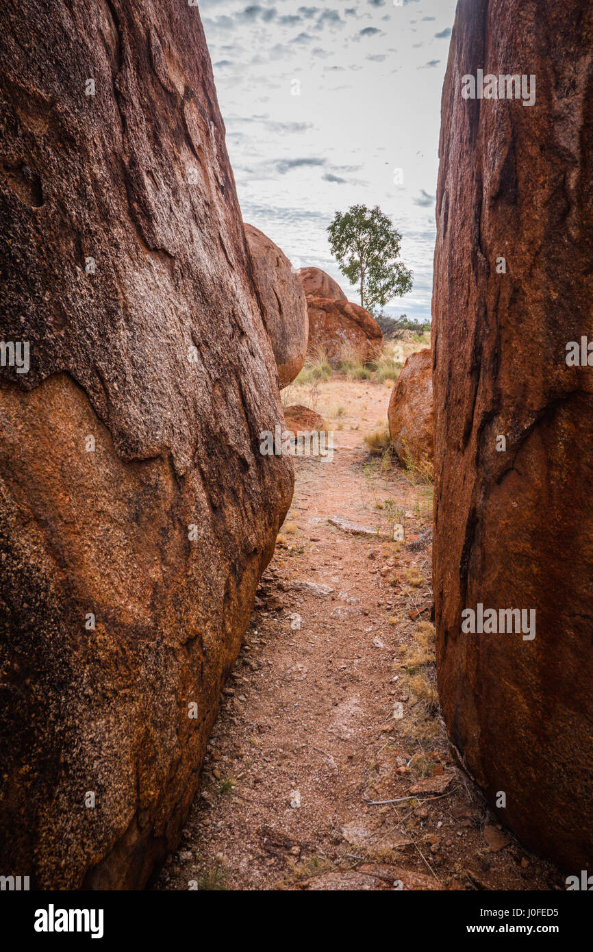 Devils canicas Karlu Karlu Northern Territory Foto de stock