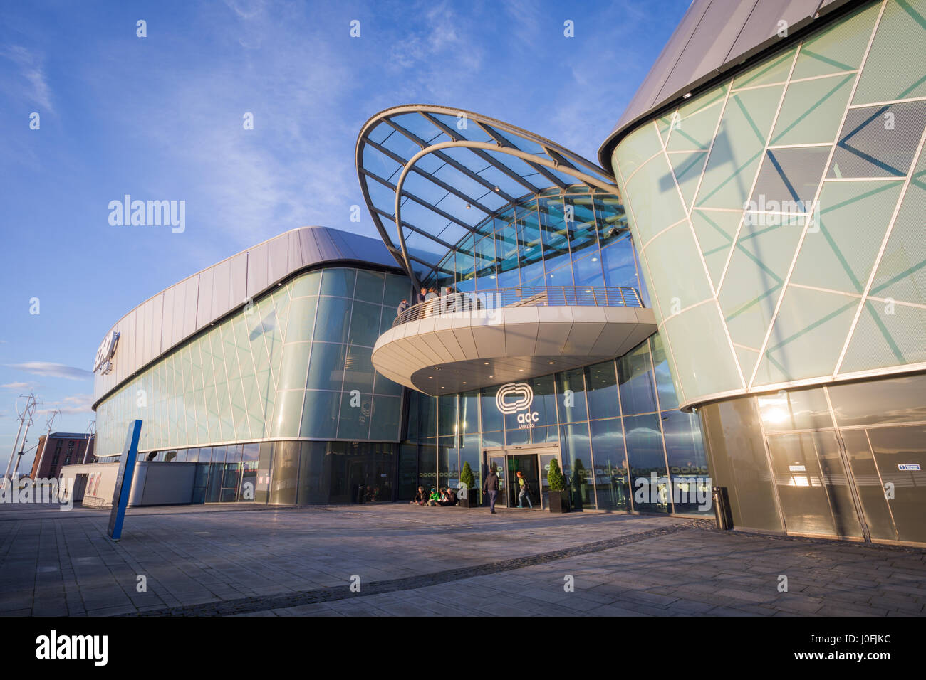 Arena and Convention Centre Liverpool (ACC Liverpool) Ciudad del evento Foto de stock