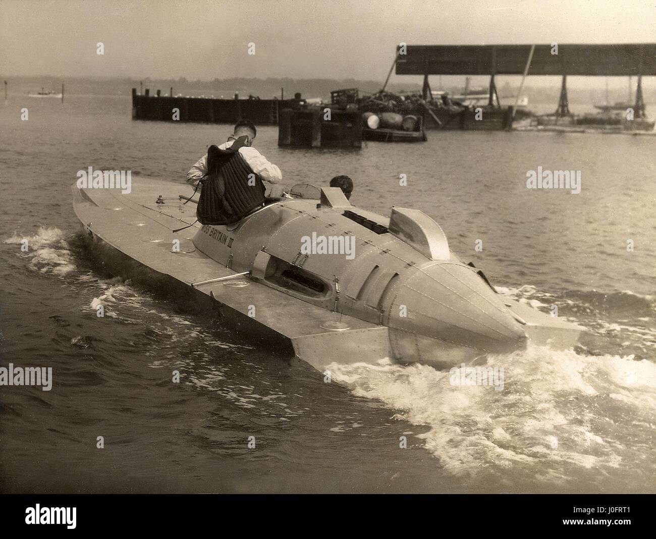 Miss Gran Bretaña III speedboat, 1932 Foto de stock