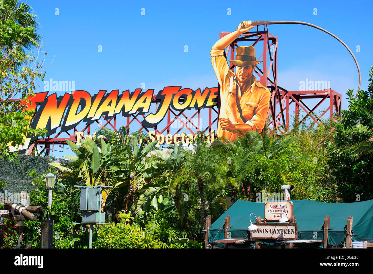 Indiana Jones Epic Stunt Spectacular, Hollywood Studios, Disney World, Orlando, Florida Foto de stock