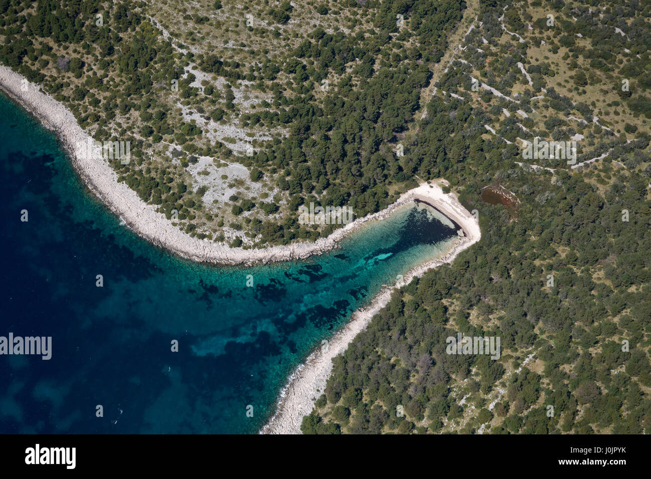 Vista aérea del Parque Natural Telašćica Fotografía de stock Alamy