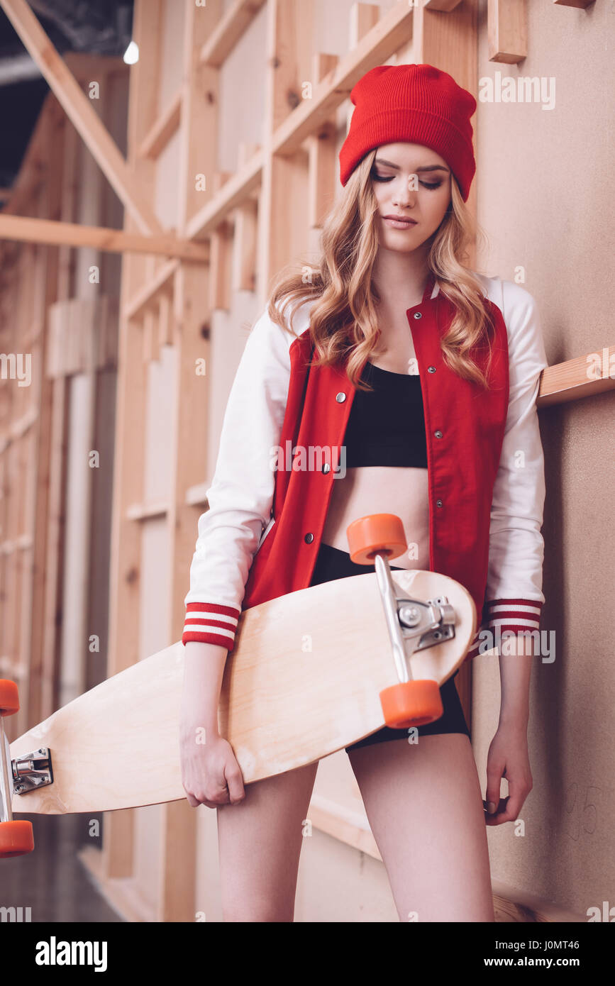 Chaqueta top beisbol chica