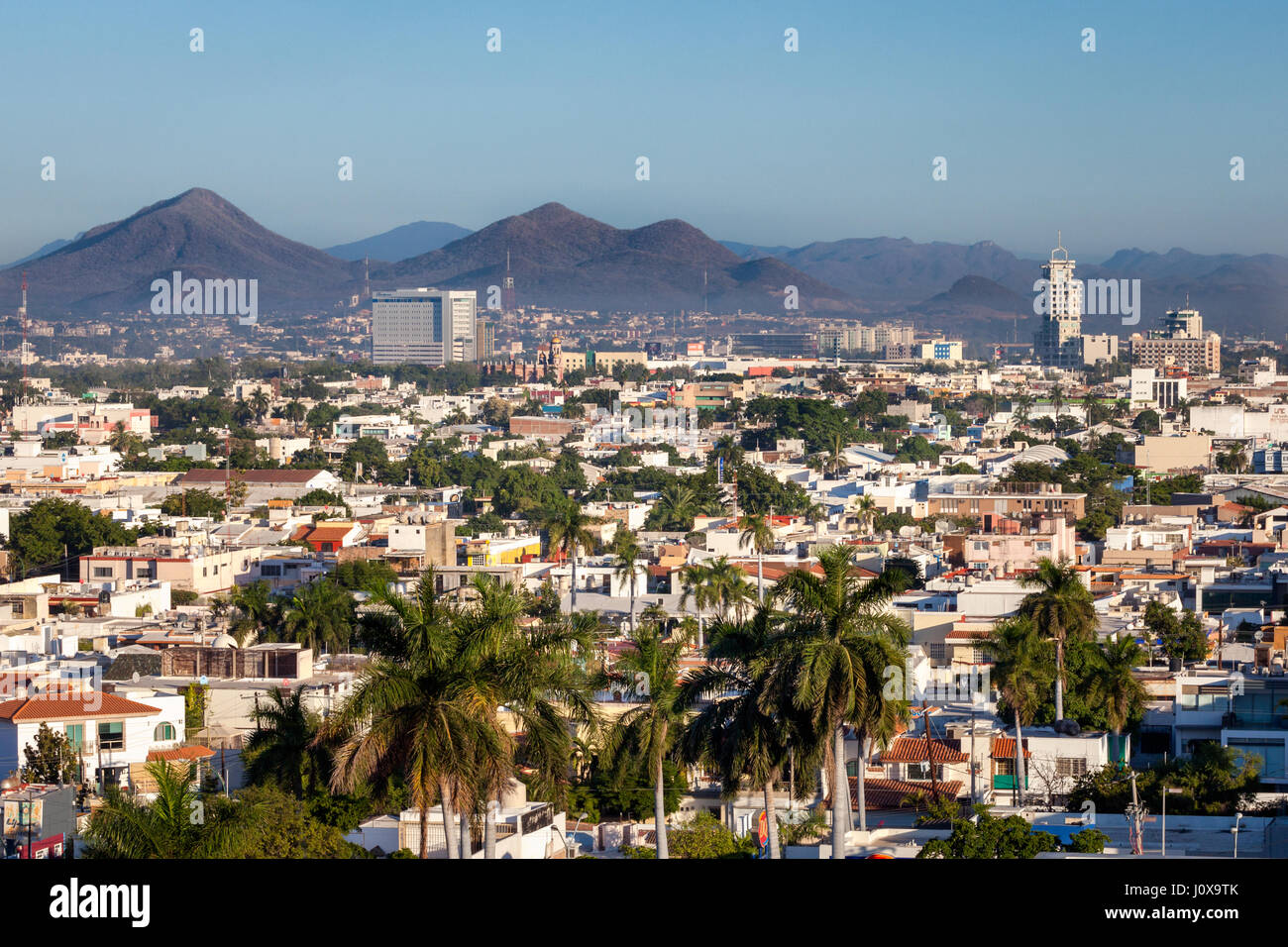 El contorno de la ciudad de Culiacán, Sinaloa, México Fotografía de